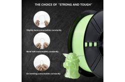 China PLA+ 3D Printer Filament Toughness Enhanced Transparent Green 330M supplier