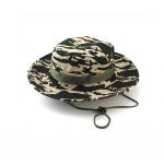100% Cotton Fisherman Bucket Hat With Strings Plain Pattern Quick Dry for sale
