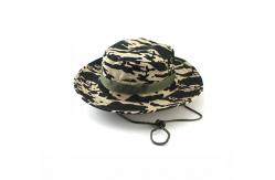 China 100% Cotton Fisherman Bucket Hat With Strings Plain Pattern Quick Dry supplier