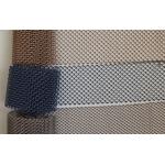 V- Shaped Decorative Metal Mesh Sheets Soft Hanging Curtains
