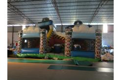 China Playground Equipment Inflatable Airplane Jumping House 8-18 Children Capacity supplier