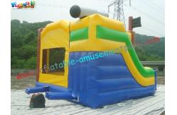China Popular Pirate Inflatable Bouncer Slide , Bouncer Combo Slide With PVC Tarpualin supplier