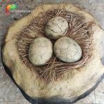 High Simulation Jurassic Park Dinosaur Egg Hatches In Museum Customization