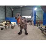 Lifelike Adult Real Dinosaur Suit Jurassic World Realistic Walking Dinosaur Costume for sale