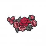 Custom Clothes Patch Embroidered Flowers Logo Iron On Patches Hats Clothes for sale