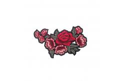 China Custom Clothes Patch Embroidered Flowers Logo Iron On Patches Hats Clothes supplier