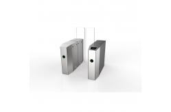 China DC 24V Sliding Gate Turnstile Retractable Flap Barrier 30 Person Per Minute supplier