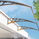 Chemical Pressure Treated PC Sheet Awning Canopy for Bus Station and Window Covering for sale