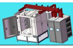 China Arc Evaporation Chrome Plating Equipment , Hand Shower Silver Pvd Coating Equipment supplier