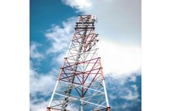China Self Supporting Telecom Tower 3 Legs Triangular Angle Steel Lattice Tower supplier