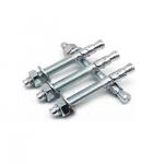 Stainless Steel Bolt And Nuts Silvery Finish Hot Galvanized For Industrial Durability for sale