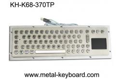 China 70 Keys Industrial Computer Keyboard SUS304 Brushed With Touchpad supplier
