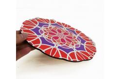 China 4m Thickness Lace Round Blank Sublimation Placemats supplier