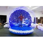 Water Proof Christmas Blow Up Snow Globe Transparent Display LED Lights for sale