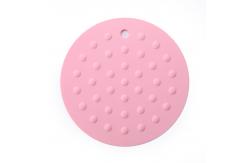 China Round Thick Silicone Heat Resistance Silicone Placemat Hot Pads supplier