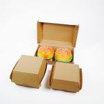 Fast Food Takeaway Box with Customized Eco-Friendly Corrugated Paper Packaging and FSC Certificate for sale