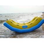 Double Tubes Inflatable Floating Seesaw For Seaside Entertainment , Inflatable Water Games