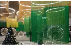China 2.0 Mm Wire Chain Link Curtain Bars Decoration supplier