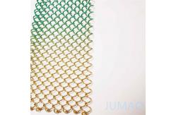 China Gradation Art Stainless Steel Mesh Curtain Chain Coil Drapery For Fireplace supplier