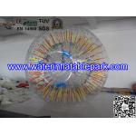 1.0mm Clear Body Inflatable Zorb Ball For Kids , Water Human Hamster Ball for sale