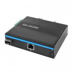 Industrial PoE Media Converter 15.4W 30W Unmanaged Fast Ethernet DIN Rail CE Mini Size for sale