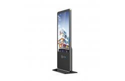 China Free Standing Touch Screen Information Kiosk Metal Keyboard With Tracking Ball supplier