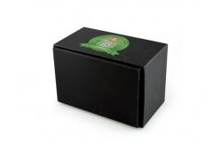 China Eco-friendly Black Recycled Paper Gift Boxes for Watches and Crafts supplier