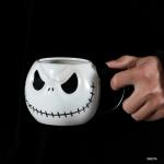 Halloween Skull Cup With Handle Lidless Ceramic Cup Funny Water Mocha Cup 600ML