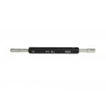 High Precision Bearing Steel Plain Plug Gauges Go Nogo 3H11 Smooth Plug Gauge for sale