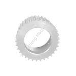 ODM 3M Toothed Pulley Wheel Silver Aluminum Anodic Oxidation Timing Belt Pulley for sale