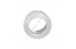 China ODM 3M Toothed Pulley Wheel Silver Aluminum Anodic Oxidation Timing Belt Pulley supplier