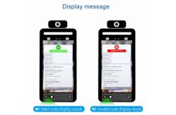 China C19 Eu Digital Face Recognition Temperature Scanner Italia Green Pass Scanner supplier