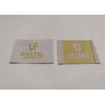 Custom Sew In Labels Garment Damask Woven Labels Supreme Woven Fabric Labels for sale