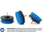 4 Piece Scrub Brush Power Drill Attachments-All Purpose Time Saving Kit