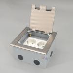 Office Room Flip Lid Under Floor Socket With Bottom Case
