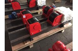 China Bolt Adjustment Heavy Duty Roller Stand , Hand Control Box Conventional Welding Rotator supplier