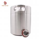Food Grade Stainless Mini Keg , 64oz Mini Draft Beer Dispenser for sale