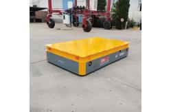 China 10T Concrete Die Transfer Car , Remote Control Material Handling Trolley supplier