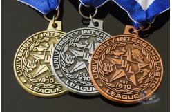 China Round Custom Design UIL Metal Award Medals Blank Medallion With 3D Effect supplier