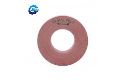 China High Brightness Spiral Felt Buffing Wheel For Glass Polishing On Beveling Machine supplier