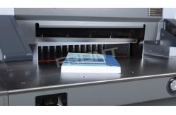 China Hydraulic 500kg Guillotine Paper Cutting Machine PLC Control supplier