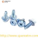 M3*6 NCR S2 Channel Cross Hexagon Screw For NCR Parts Replacement Components for sale