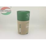 Custom Paper Box Straw Packaging / Matt Lamination Cardboard Cylinder Tubes