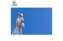 China Customized Telecom Steel Tower With Hot Dip Galvanized Surface Treatment supplier