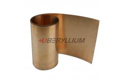 China CuBe2 ASTM B194 Beryllium Copper Strips 0.12mm X 250mm Hard State supplier