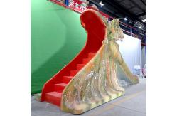 China Animatronic Realistic Dinosaur Slide For Dino World / Amusement Park supplier