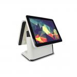 15 Inch Dual Screen Windows POS System Pure Capacitive Touch Restaurant POS for sale