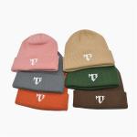 Embroidery Logo Knit Beanie Hats Custom 100% Acrylic Beanie Cap 58CM for sale