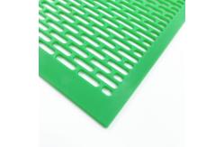 China Bee Queen Excluder Beehive Green Elliptical Hole Plastic Excluder supplier