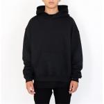 Blank Thick Unisex Plain Hoodies 100% Cotton Oversized Pullover Streetwear for sale
